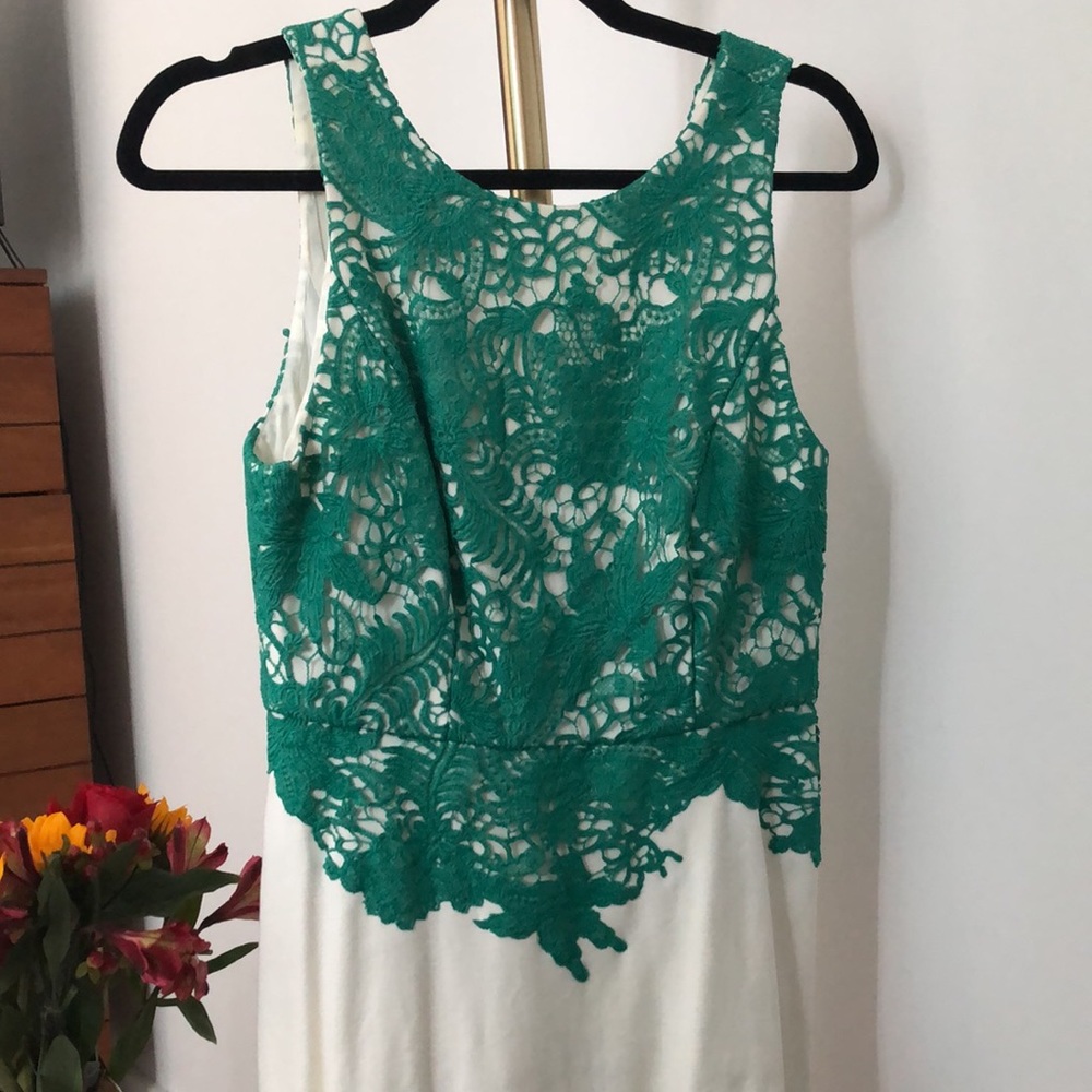Anthropologie brand, cocktail dress with lace detail